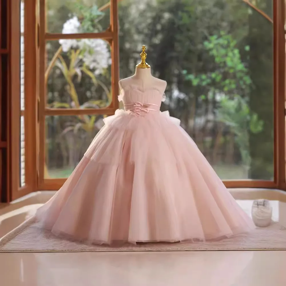 Children's dress new flower girl birthday princess dress pink fairy girl host piano competition performance uniform
Children's dress new flower girl birthday princess dress pink fairy girl host piano competition performance uniform