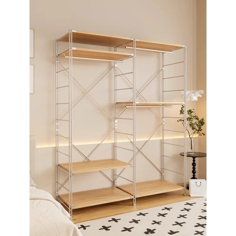 Floor-to-ceiling hanger Open wardrobe Bedroom medieval coat rack Clothes rack Walk-in cloakroom rack
Floor-to-ceiling hanger Open wardrobe Bedroom medieval coat rack Clothes rack Walk-in cloakroom rack