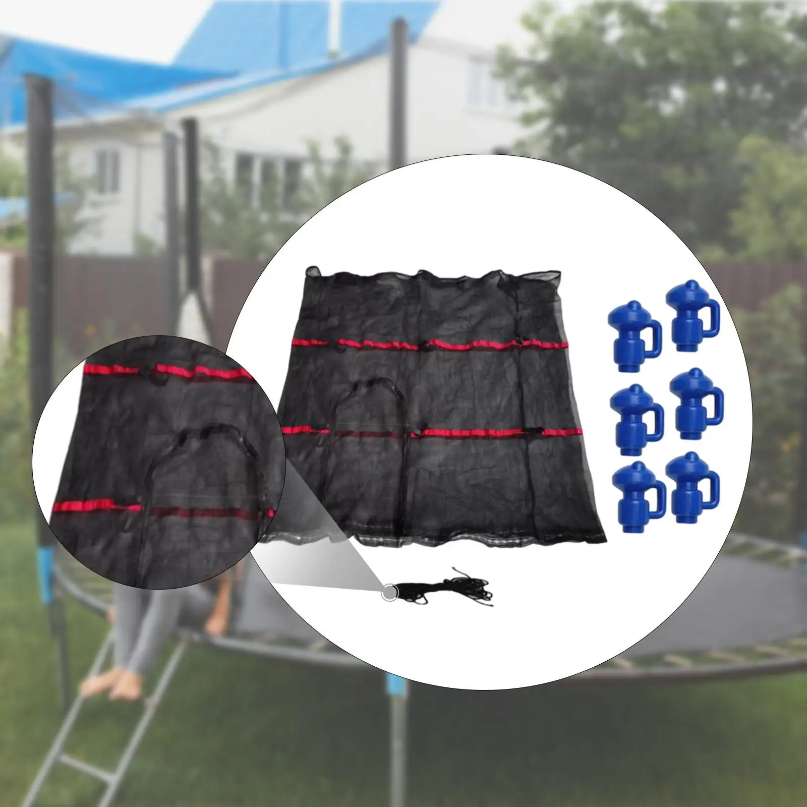 Trampoline Net Replacement Weather Resistant Heavy Duty Space Saving Safe Enclosure Net Breathable for Jumping Adults Outdoor
Trampoline Net Replacement Weather Resistant Heavy Duty Space Saving Safe Enclosure Net Breathable for Jumping Adults Outdoor