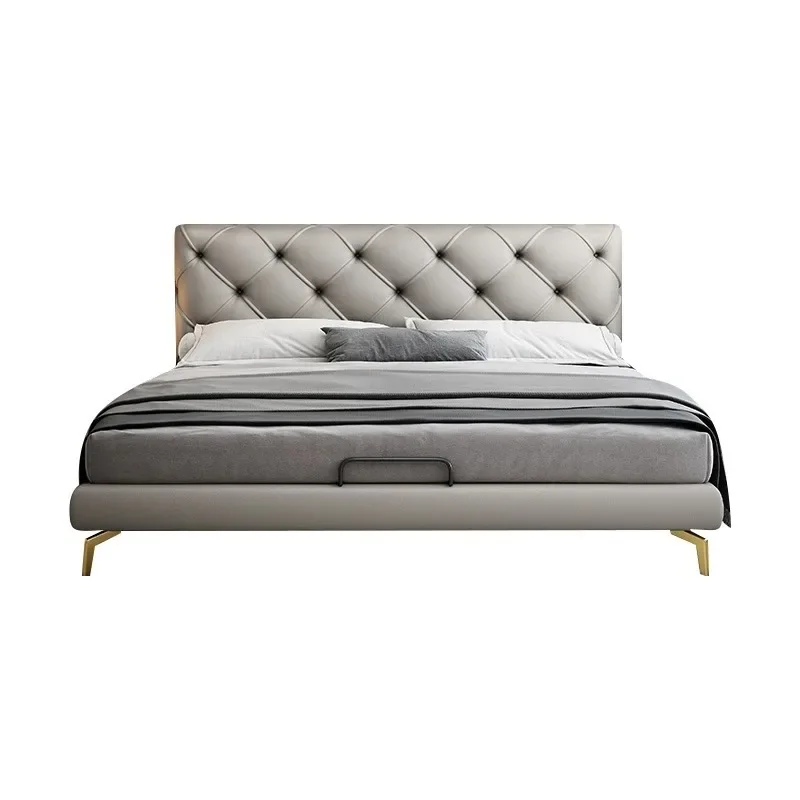 Italian minimalist leather bed, modern minimalist light luxury premium bed
Italian minimalist leather bed, modern minimalist light luxury premium bed