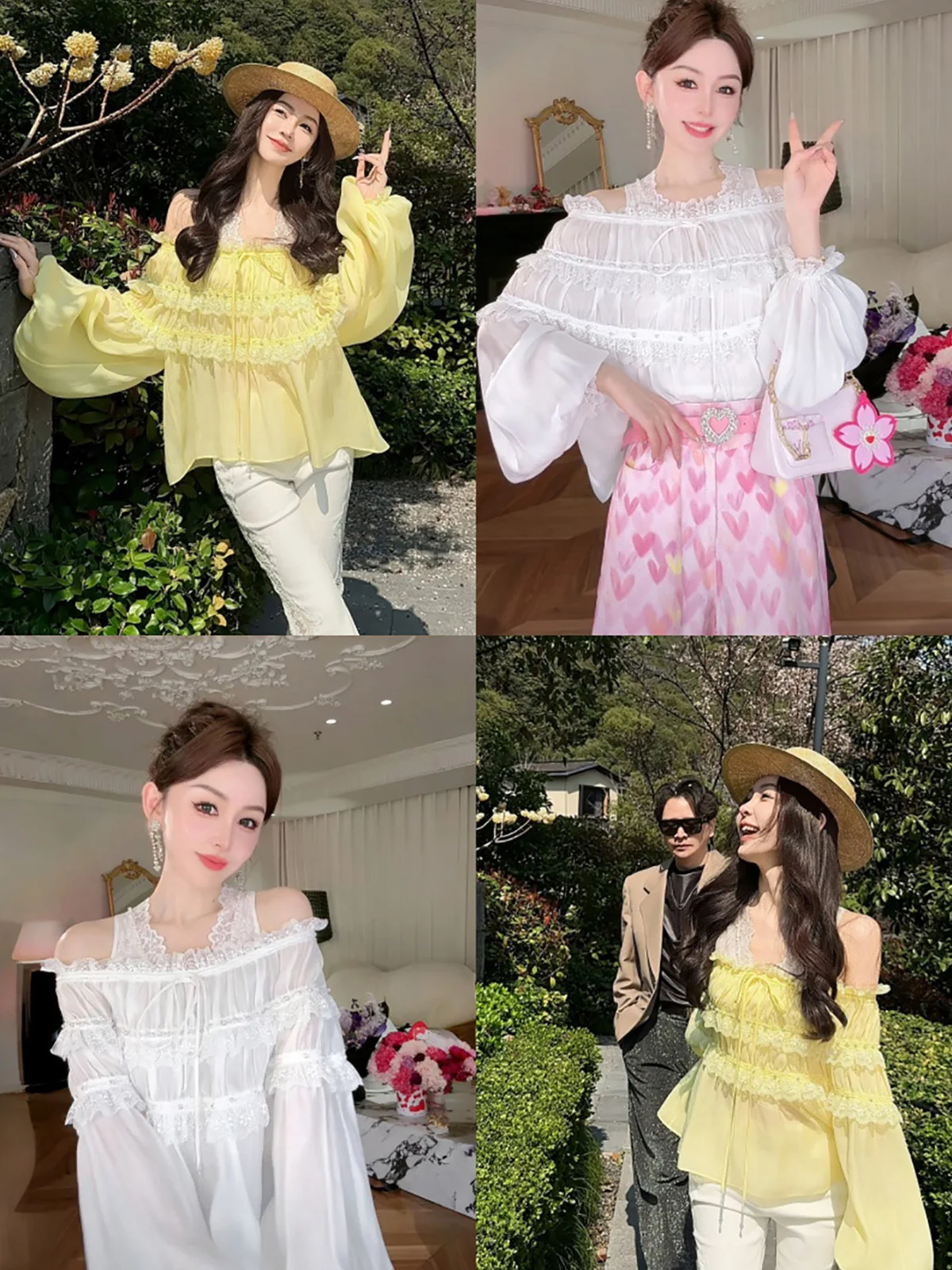 Женская модная блузка ручной работы с длинным рукавом на одно плечо, многослойным дизайном и оборками, осенняя коллекция 2025 года, новинка
Женская модная блузка ручной работы с длинным рукавом на одно плечо, многослойным дизайном и оборками, осенняя коллекция 2025 года, новинка