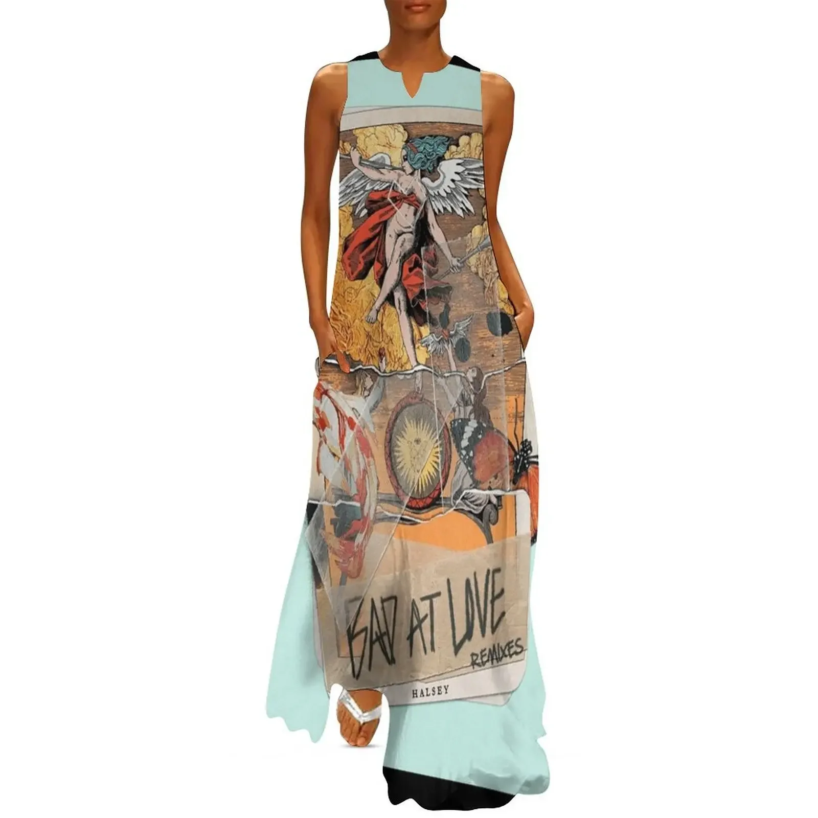 Bad at love remixes Long Dress womans clothing Women's dresses dress summer 2025 women Dress
Bad at love remixes Long Dress womans clothing Women's dresses dress summer 2025 women Dress