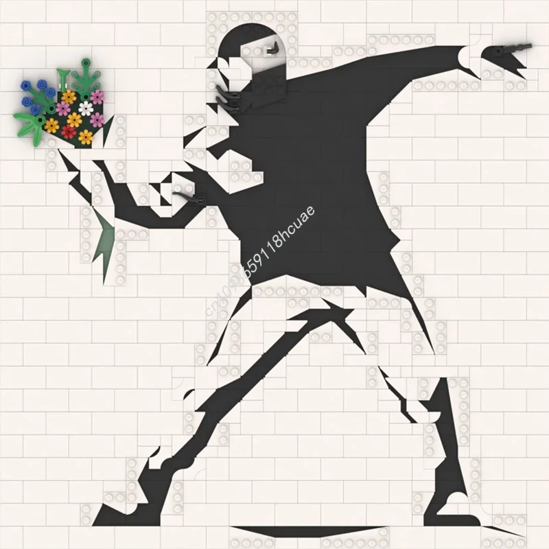 Набор строительных блоков MOC Banksy Flower Throw (785 деталей) для развития терпения и концентрации, STEM-игрушка, рождественский подарок
Набор строительных блоков MOC Banksy Flower Throw (785 деталей) для развития терпения и концентрации, STEM-игрушка, рождественский подарок