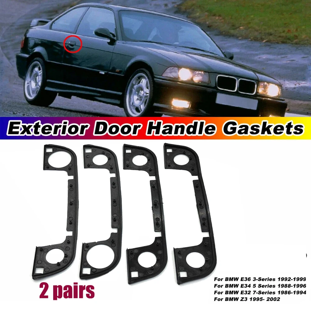 4Pcs Exterior Door Handle Rubber Seal Gaskets for BMW E36 E34 E32 3/5/7 Series OE 51218122442 Waterproof Replacement
4Pcs Exterior Door Handle Rubber Seal Gaskets for BMW E36 E34 E32 3/5/7 Series OE 51218122442 Waterproof Replacement