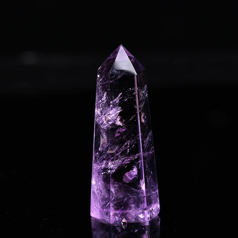 Natural amethyst crystal pillar ornament clear Brazilian raw ore raw stone energy bracelet
Natural amethyst crystal pillar ornament clear Brazilian raw ore raw stone energy bracelet