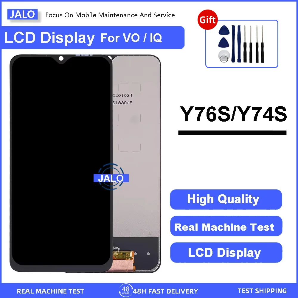 JALO Screen Assembly for VIVO Y76S Y74S Y36 Y36M Y36S S1 V15 V2009 V2248 V1831A LCD Display Touch Screen LCD Panel Replacement
JALO Screen Assembly for VIVO Y76S Y74S Y36 Y36M Y36S S1 V15 V2009 V2248 V1831A LCD Display Touch Screen LCD Panel Replacement