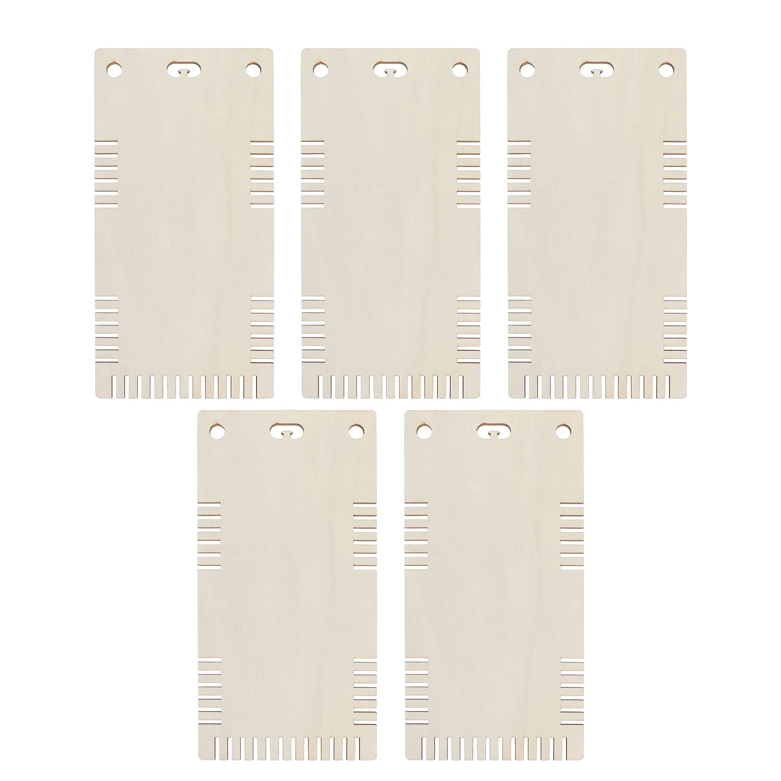5Pcs Rectangle Wooden Weaving Plate for DIY Bracelet Making Friendship Jewelry Craft Board Portable Desktop Loom 9.4x4.7 Inch
5Pcs Rectangle Wooden Weaving Plate for DIY Bracelet Making Friendship Jewelry Craft Board Portable Desktop Loom 9.4x4.7 Inch