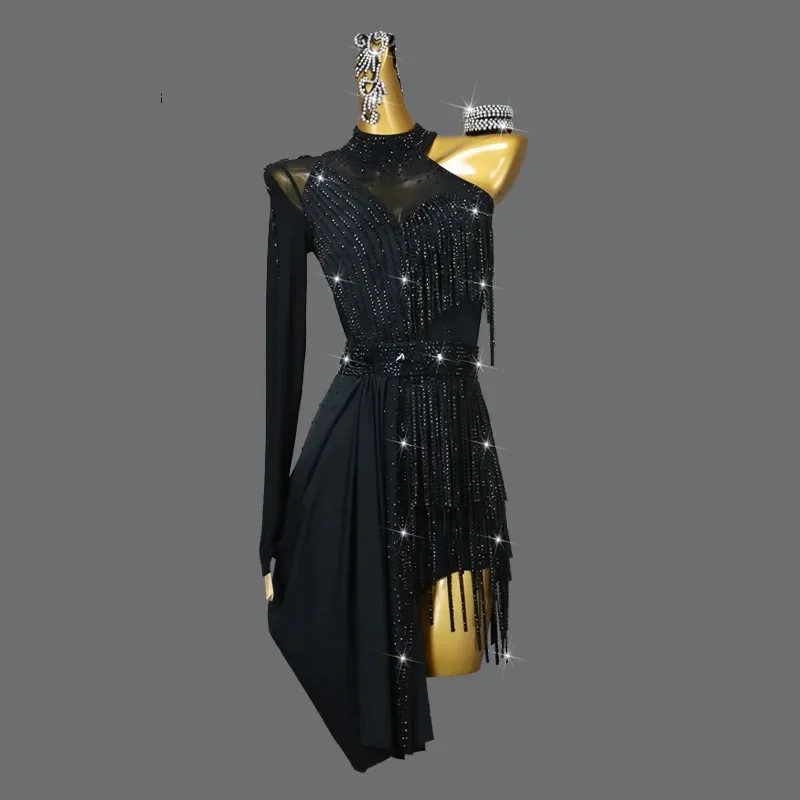 2024 New Black Latin Dance Dress Senior Performance Party Skirt Women Competition Sports Clothes Ladies Stage Dancewear Costume
2024 New Black Latin Dance Dress Senior Performance Party Skirt Women Competition Sports Clothes Ladies Stage Dancewear Costume