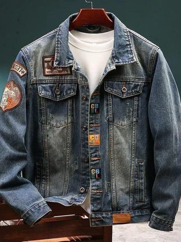 Мужская джинсовая куртка премиум-класса в стиле ретро с вышивкой, многокарманная, повседневная, рабочая, свободного кроя, для туристического сезона
Мужская джинсовая куртка премиум-класса в стиле ретро с вышивкой, многокарманная, повседневная, рабочая, свободного кроя, для туристического сезона