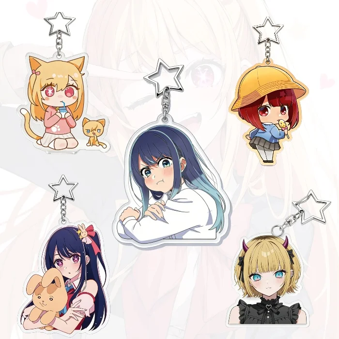 Anime Oshi no Ko Related Products Girls Gift Key Chain Bag Charms Souvenir Creative Pendant Jewelry Creative Couple Bag Decor
Anime Oshi no Ko Related Products Girls Gift Key Chain Bag Charms Souvenir Creative Pendant Jewelry Creative Couple Bag Decor