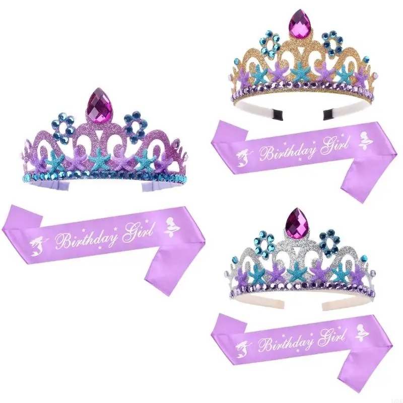 Y3NE Princess Headband Crown Rhinestones Birthday Party Sash +Crown Tiaras Bride Crown Tiaras Photo Props
Y3NE Princess Headband Crown Rhinestones Birthday Party Sash +Crown Tiaras Bride Crown Tiaras Photo Props