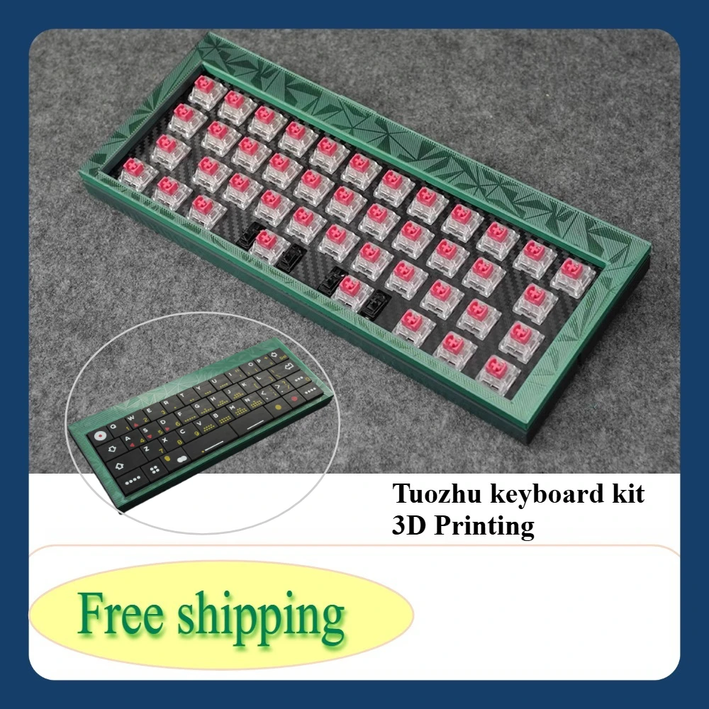 Tuozhu 3D Printing Keyboard Kit 40 Layout Customized Mechanical Keyboard Kit Hot Swap VIAL RGB Gaming Office Accessories Gift
Tuozhu 3D Printing Keyboard Kit 40 Layout Customized Mechanical Keyboard Kit Hot Swap VIAL RGB Gaming Office Accessories Gift