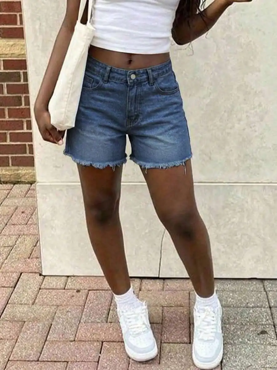 Women's Casual Loose Straight Leg Denim Bermuda Shorts Summer
Women's Casual Loose Straight Leg Denim Bermuda Shorts Summer