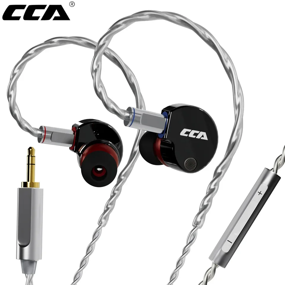 CCA Phoenix-HiFi Earphones Dynamic Drive LCP Diaphragm Earphones Noise Cancelling Replaceable 2PIN Cable Gaming Wired Earphone
CCA Phoenix-HiFi Earphones Dynamic Drive LCP Diaphragm Earphones Noise Cancelling Replaceable 2PIN Cable Gaming Wired Earphone