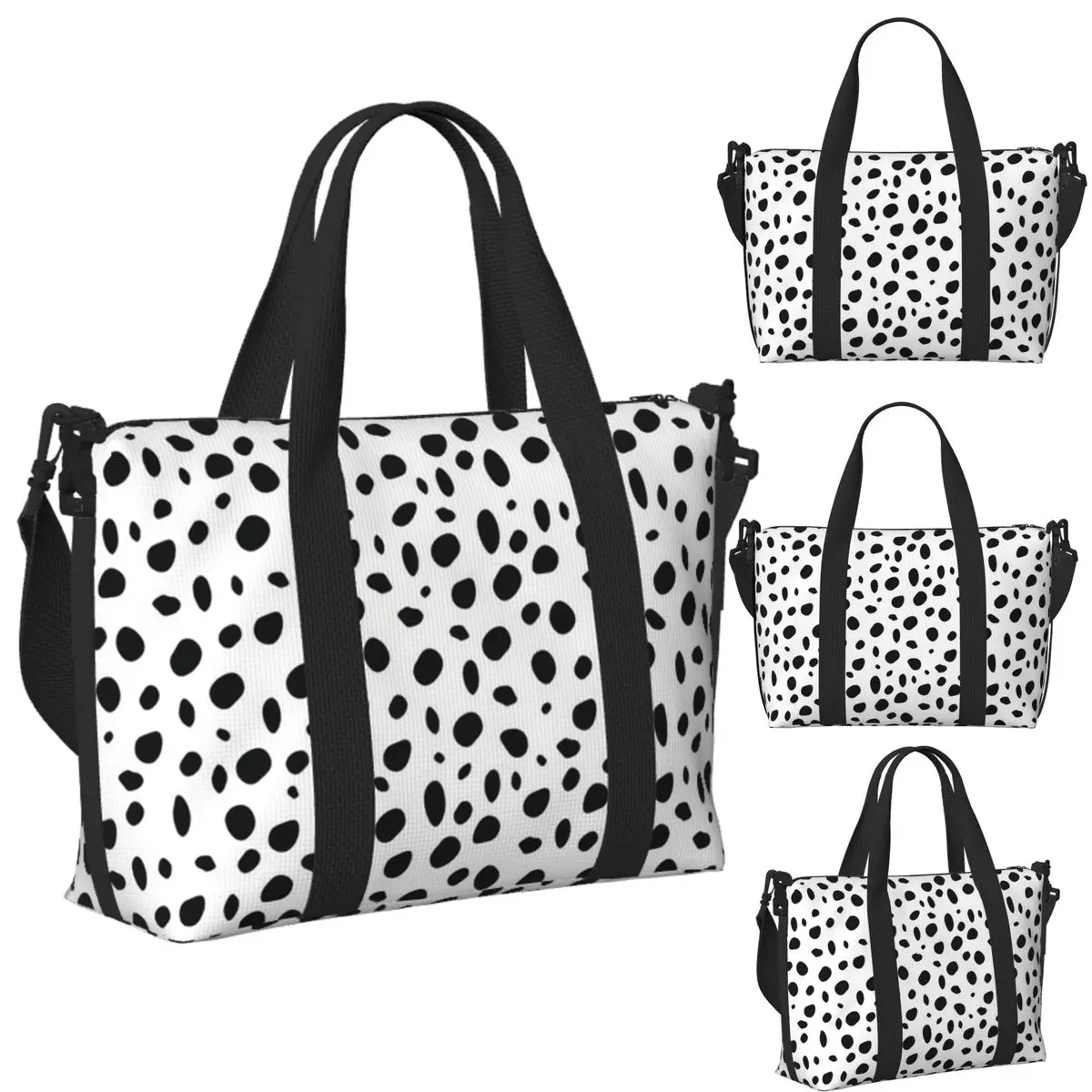 Custom Small Dalmatian Print Beach Travel Bag Large Capacity Tote Bags for Gym Yoga Women Shopping Duffle Shoulder Bag 
Custom Small Dalmatian Print Beach Travel Bag Large Capacity Tote Bags for Gym Yoga Women Shopping Duffle Shoulder Bag