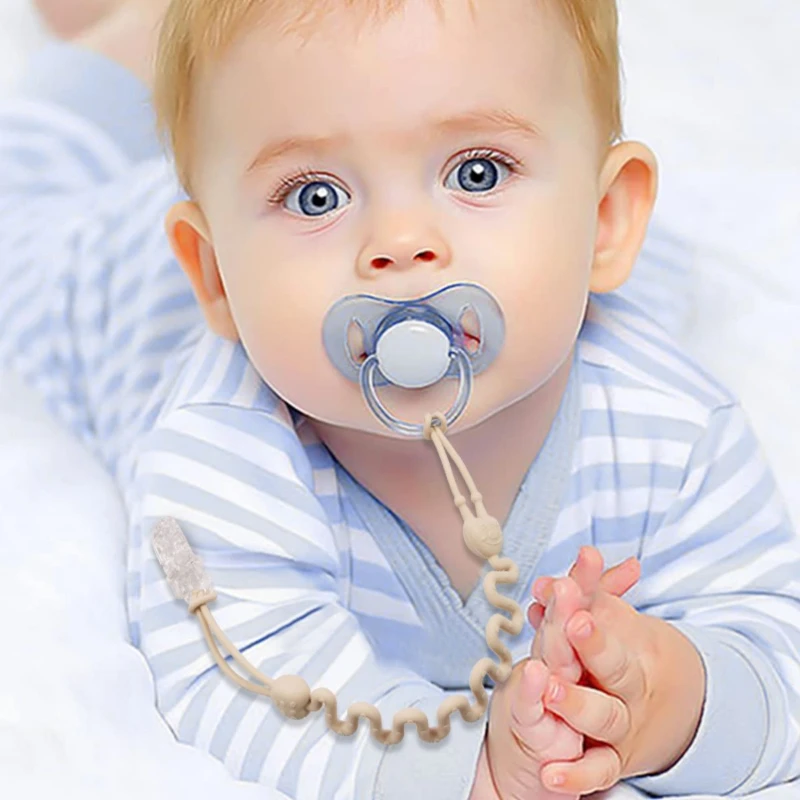 Soft Silicone Baby Pacifier Clip Adjustable Anti Drop Teething Chain Soother Clip for Infants Safety Strap
Soft Silicone Baby Pacifier Clip Adjustable Anti Drop Teething Chain Soother Clip for Infants Safety Strap