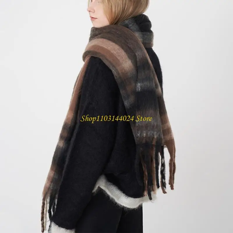 N5KE Thick Plaids Print Fringe Scarf Shawl For Women Soft Warm Winter Fashion Accessory Lightweight Warm Wrap
N5KE Thick Plaids Print Fringe Scarf Shawl For Women Soft Warm Winter Fashion Accessory Lightweight Warm Wrap