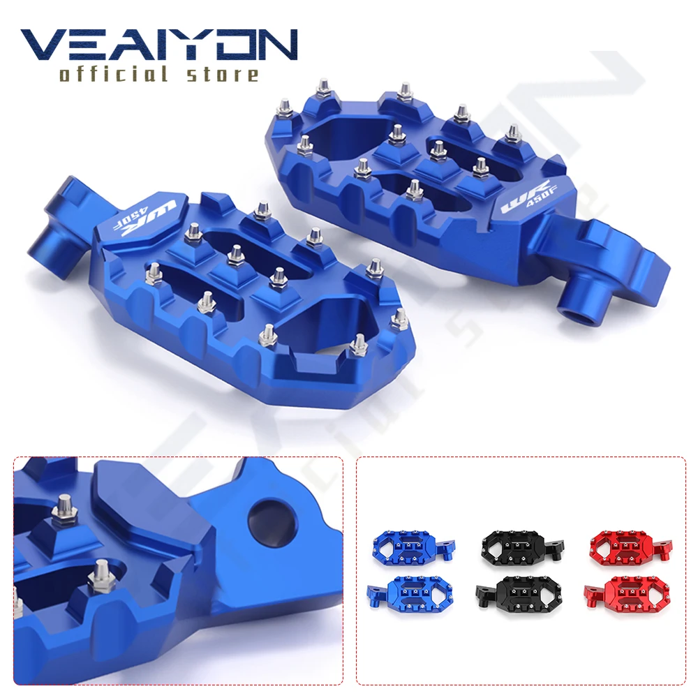 For WR250F 2001-2023 2024 WR450F 2003-2023 Motorcycle accessories CNC Aluminum Foot Pegs Pedals FootRest Footpegs Rest Pedals
For WR250F 2001-2023 2024 WR450F 2003-2023 Motorcycle accessories CNC Aluminum Foot Pegs Pedals FootRest Footpegs Rest Pedals