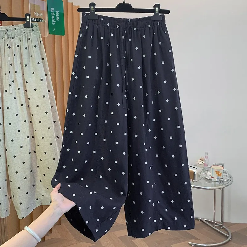 plus Size Women's Casual Cotton Linen Polka Dot Pants Wide Leg Harlan Straight Leg Summer New Style Comfortable Artistic Trou...
plus Size Women's Casual Cotton Linen Polka Dot Pants Wide Leg Harlan Straight Leg Summer New Style Comfortable Artistic Trou...
