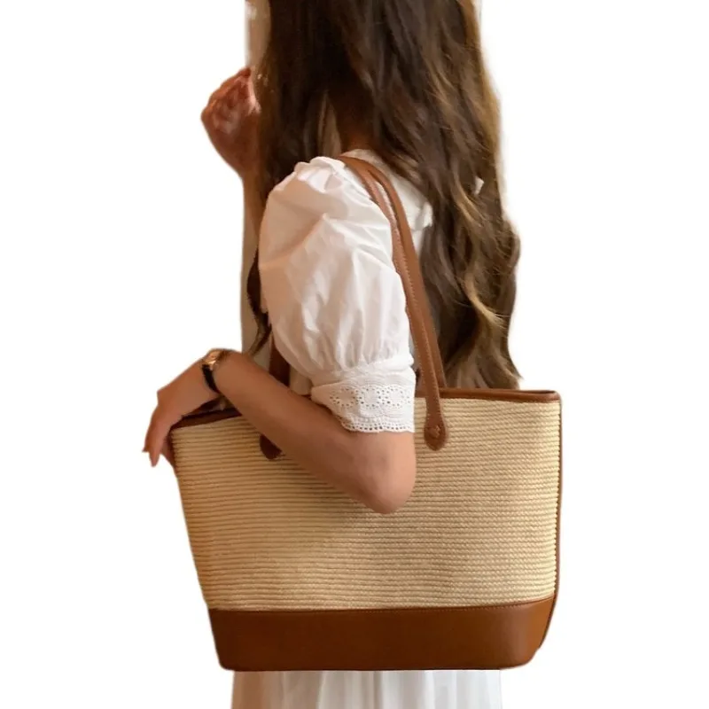 Romantic straw bag 2025 summer new crossbody shoulder handbag woven bag simple beach large capacity commuter Tote bags
Romantic straw bag 2025 summer new crossbody shoulder handbag woven bag simple beach large capacity commuter Tote bags