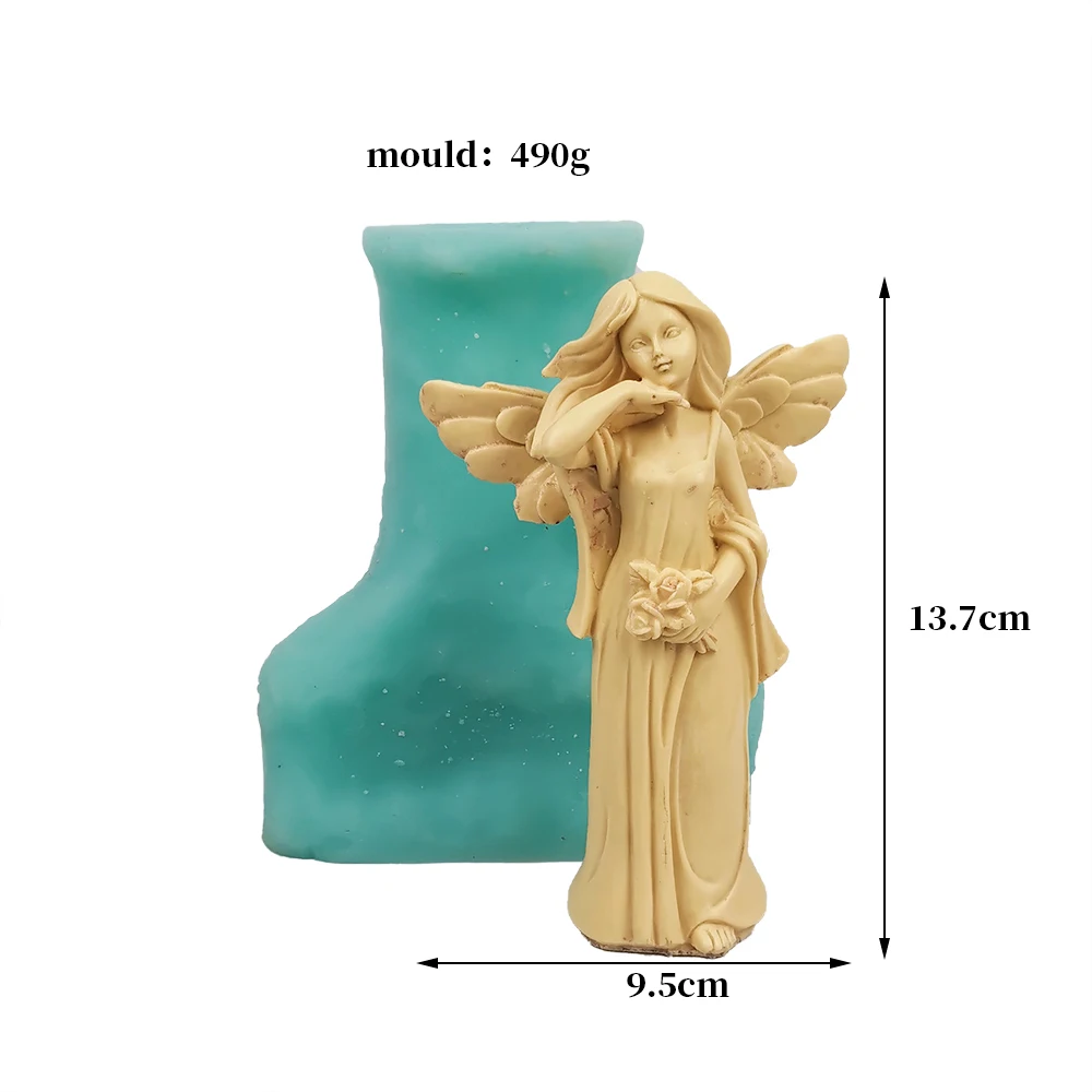TS0239 PRZY Goddess Of Wings Silicone Candle Mold 3D Angel Girl With Wings Moulds Clay Resin Moulds
TS0239 PRZY Goddess Of Wings Silicone Candle Mold 3D Angel Girl With Wings Moulds Clay Resin Moulds