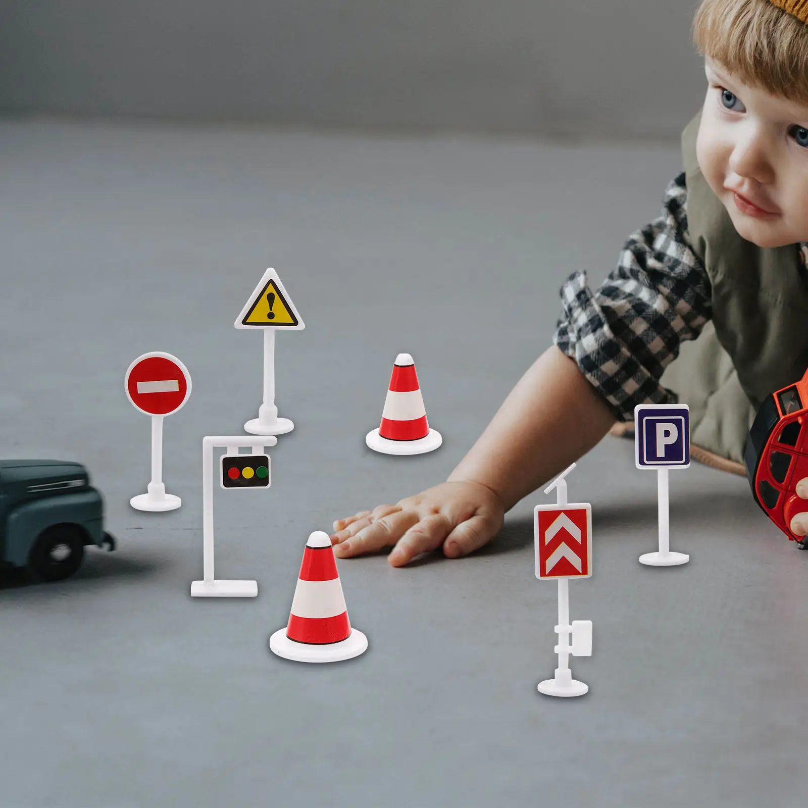 1Set Kids Mini Traffic Signs Playset Street Road Sign Educational Set for Early Learning Traffic Safety and Classroom Fun
1Set Kids Mini Traffic Signs Playset Street Road Sign Educational Set for Early Learning Traffic Safety and Classroom Fun