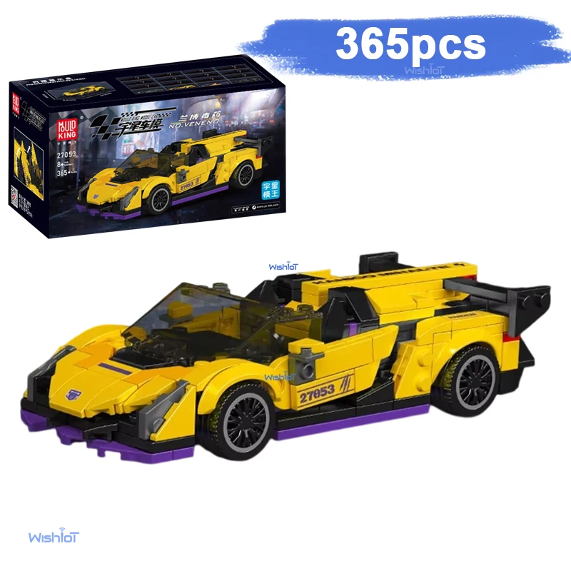 MOULD KING 27053 MOC Racing Speed Car Model 365pcs Blocks Building Construction Briques Bausteine Kids advanced Gift Toys
MOULD KING 27053 MOC Racing Speed Car Model 365pcs Blocks Building Construction Briques Bausteine Kids advanced Gift Toys
