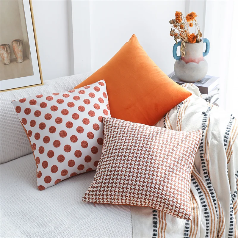 Cushion Cover 45x45cm 30x50cm Soft Orange Series Geometric Pattern for Living Room Sofa Home Decorative Pillowcase Pillow Cover
Cushion Cover 45x45cm 30x50cm Soft Orange Series Geometric Pattern for Living Room Sofa Home Decorative Pillowcase Pillow Cover