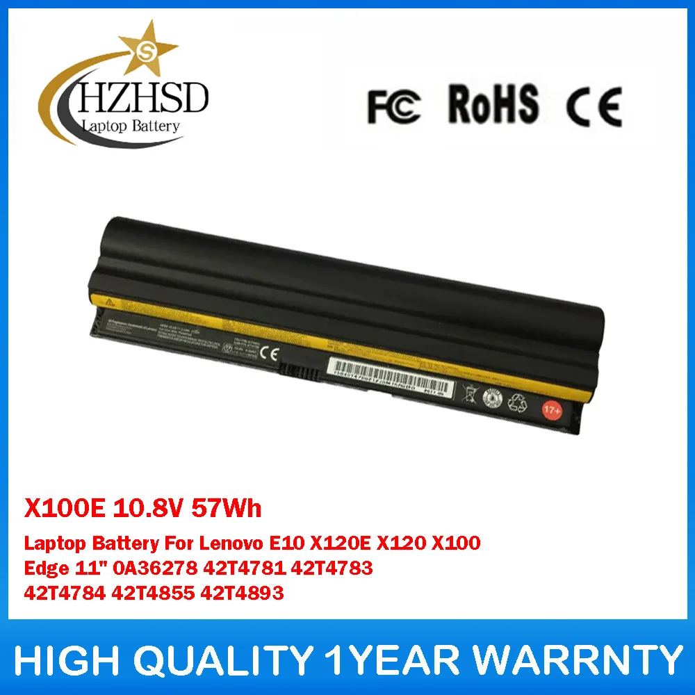 X100E 10.8V 57Wh Laptop Battery For Lenovo E10 X120E X120 X100 Edge 11" 0A36278 42T4781 42T4783 42T4784 42T4855 42T4893
X100E 10.8V 57Wh Laptop Battery For Lenovo E10 X120E X120 X100 Edge 11" 0A36278 42T4781 42T4783 42T4784 42T4855 42T4893