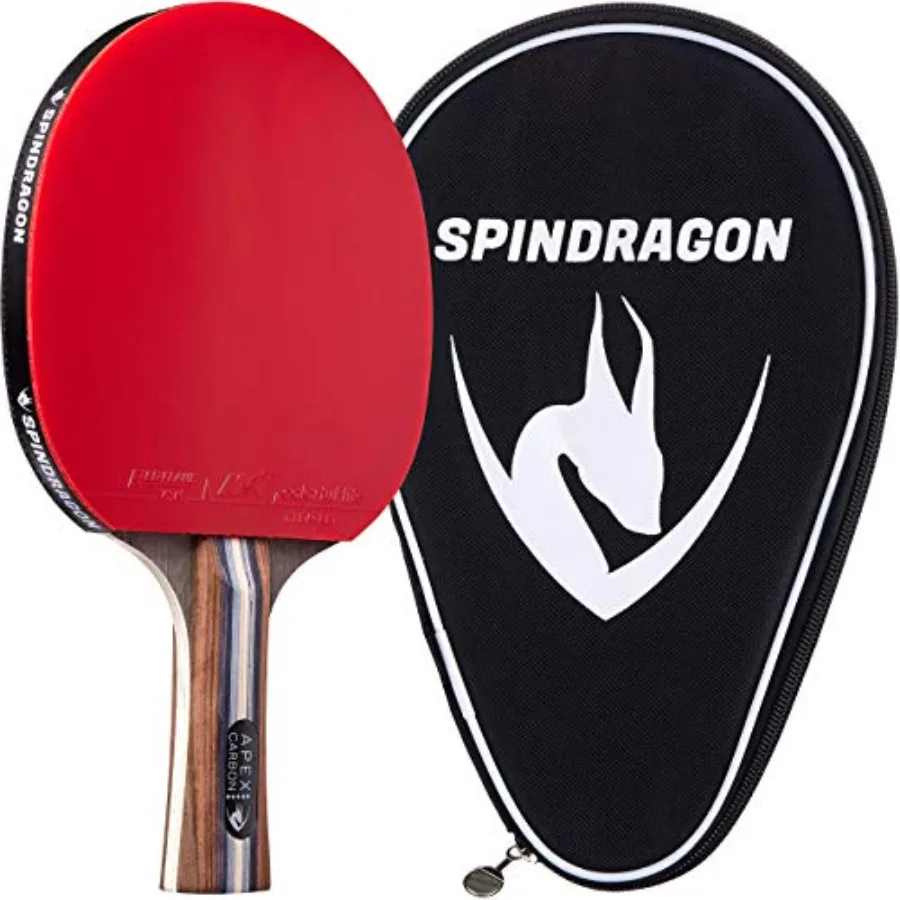 Apex Carbon Ping Pong Paddles Professional Table Tennis Paddles with Carbon Fiber, Premium Rubber and Protective Carry Case to
Apex Carbon Ping Pong Paddles Professional Table Tennis Paddles with Carbon Fiber, Premium Rubber and Protective Carry Case to