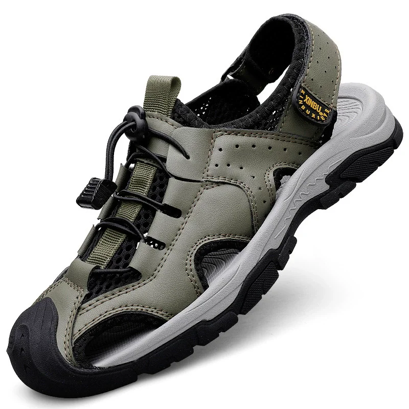 Genuine leather Men's Sandals Outdoor Hiking sandals Beach Shoes Anti slip and wear-resistant Summer Sandals casual sneakers
Genuine leather Men's Sandals Outdoor Hiking sandals Beach Shoes Anti slip and wear-resistant Summer Sandals casual sneakers