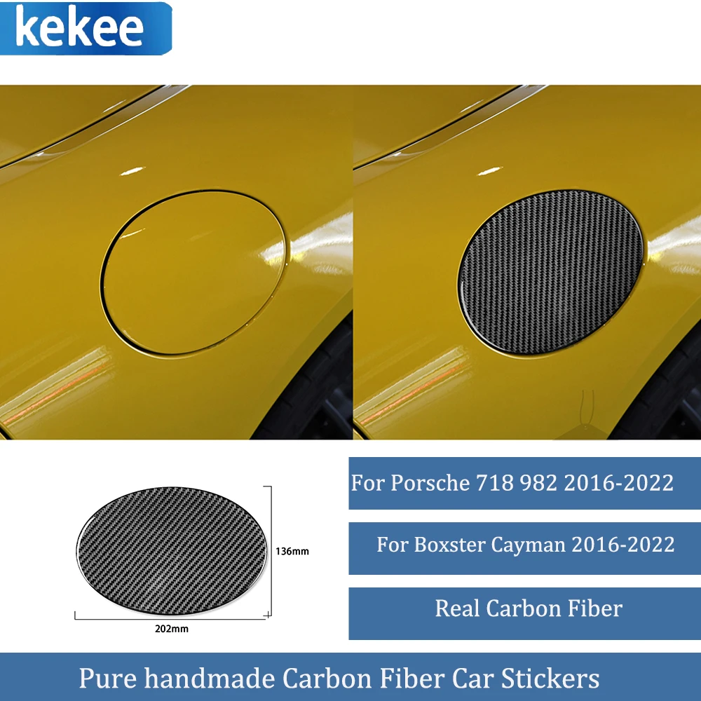 For Porsche 718 982 Boxster Cayman 2016-2022 Real Carbon Fiber Car Exterior Fuel Tank Gas Cap Cover Decal Trim Sticker Strip
For Porsche 718 982 Boxster Cayman 2016-2022 Real Carbon Fiber Car Exterior Fuel Tank Gas Cap Cover Decal Trim Sticker Strip
