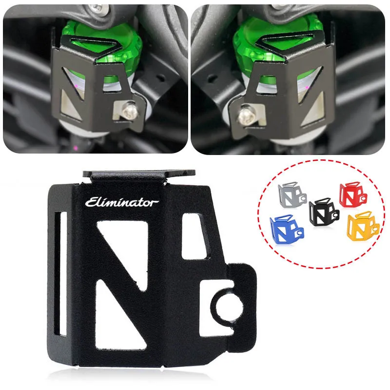 Motorcycle Accessories CNC Rear Brake Fluid Reservoir Guard Cover Oil Cap Protector Fit For Eliminator 500 2024 2025
Motorcycle Accessories CNC Rear Brake Fluid Reservoir Guard Cover Oil Cap Protector Fit For Eliminator 500 2024 2025