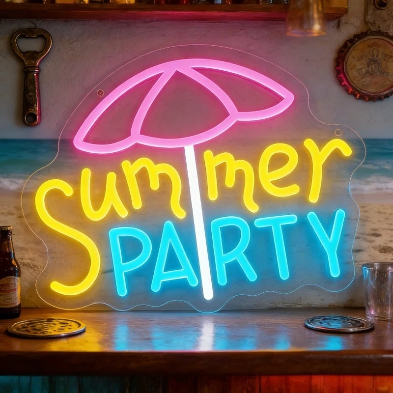 Summer Party Neon Sign LED Night Light Beach Bar Upscale Bar Game Room Man Cave Decoration USB Patio Outdoor Wall Art
Summer Party Neon Sign LED Night Light Beach Bar Upscale Bar Game Room Man Cave Decoration USB Patio Outdoor Wall Art