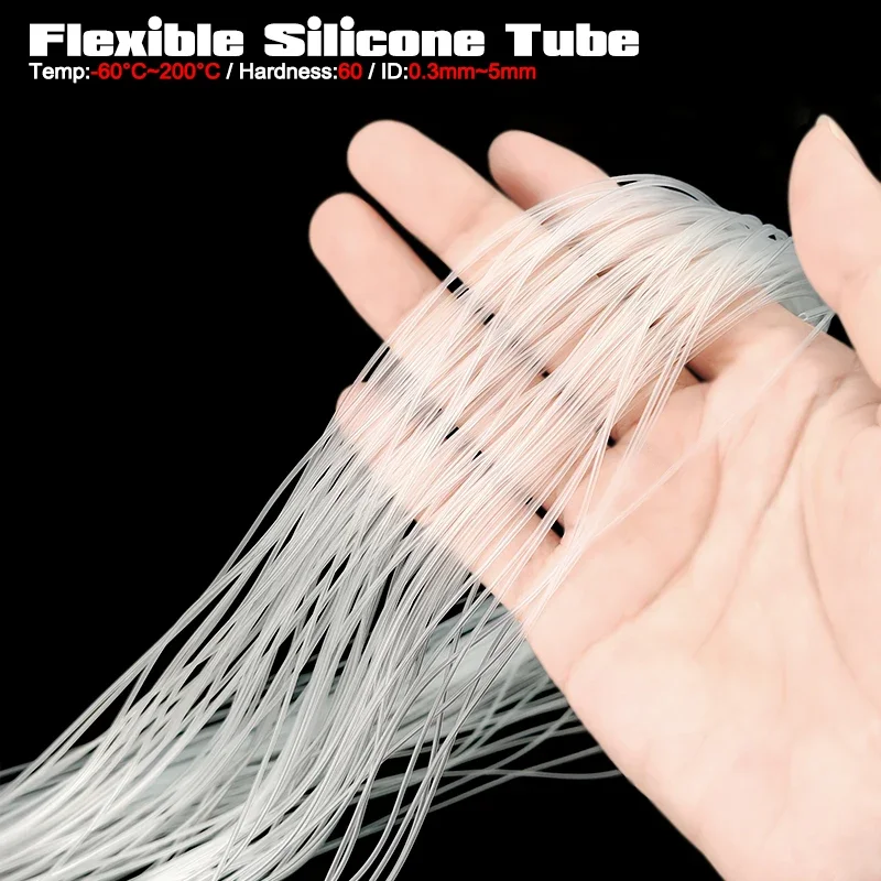 Transparent Food Grade Silicone Tube High Temperature Resistant Capillary Hose ID0.5-4mm 5M 10M for Drinking Water Supply System
Transparent Food Grade Silicone Tube High Temperature Resistant Capillary Hose ID0.5-4mm 5M 10M for Drinking Water Supply System