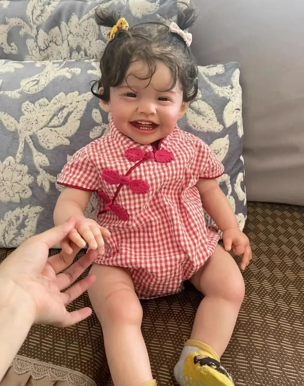Customized Limited Supply 28inch Reborn Baby Doll Mila With Hand-Rooted Hair Already Finished Doll Christmas Gift
Customized Limited Supply 28inch Reborn Baby Doll Mila With Hand-Rooted Hair Already Finished Doll Christmas Gift