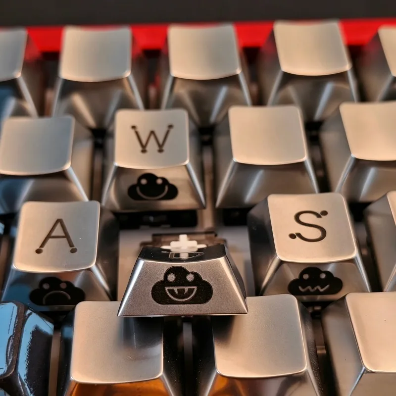 Metal Keycaps WASD 4pcs Keycaps Custom Zinc Alloy Cherry Profile Key Cap Cute Side Carving Cartoon Anime Point Key Caps for MX
Metal Keycaps WASD 4pcs Keycaps Custom Zinc Alloy Cherry Profile Key Cap Cute Side Carving Cartoon Anime Point Key Caps for MX