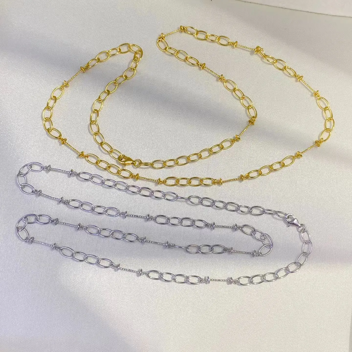 S925 Sterling Silver Necklace Findings Jewelry Base Settings Mountings Parts Mounts for 7-10mm Pearls Stones
S925 Sterling Silver Necklace Findings Jewelry Base Settings Mountings Parts Mounts for 7-10mm Pearls Stones