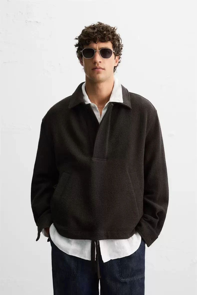 Slim Fit Straight Texture irt Outerwear New Arrival Men's Faion Casual Sle Long Sve Youth ular Spring Autumn
Slim Fit Straight Texture irt Outerwear New Arrival Men's Faion Casual Sle Long Sve Youth ular Spring Autumn