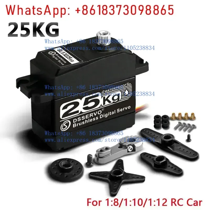 BLS3225 25KG Servo, Semi-Metal, Brushless, Digital Waterproof BLS3225SG DSservo
BLS3225 25KG Servo, Semi-Metal, Brushless, Digital Waterproof BLS3225SG DSservo