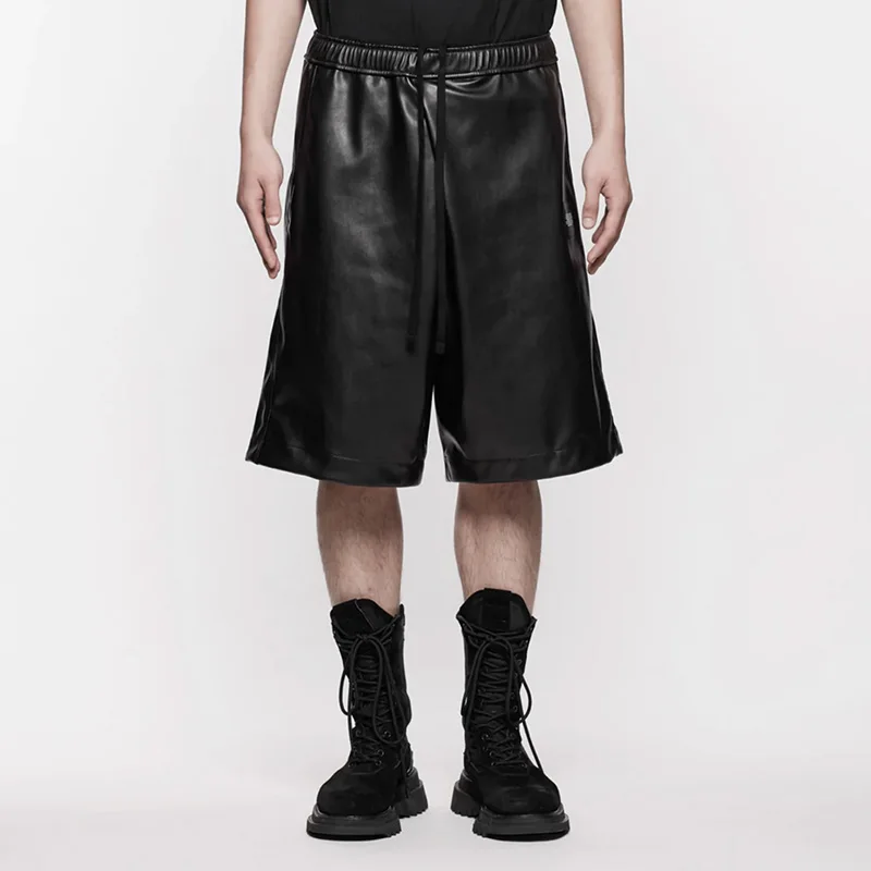 YOJI OOAK five quarter leather shorts loose plus black casual elastic waist wide leg pants trendy men hip-hop dark
YOJI OOAK five quarter leather shorts loose plus black casual elastic waist wide leg pants trendy men hip-hop dark