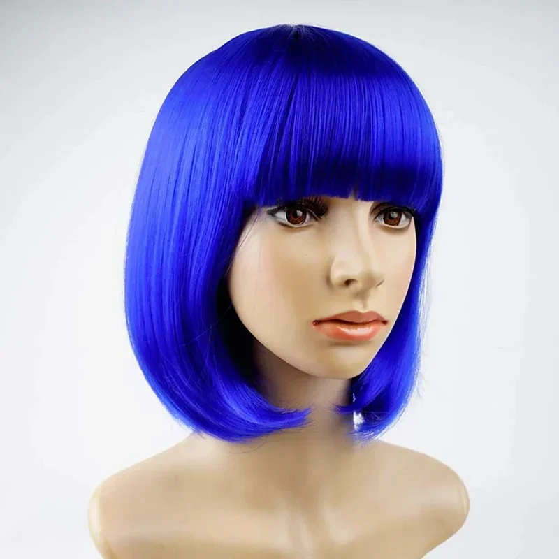 FC6Synthetic Hair Blue Bob Wig with Bangs 12 Inch Royal Blue Wig Short for Women Short Bob Wigs and Halloween Cosplay Wigs@FC8!
FC6Synthetic Hair Blue Bob Wig with Bangs 12 Inch Royal Blue Wig Short for Women Short Bob Wigs and Halloween Cosplay Wigs@FC8!
