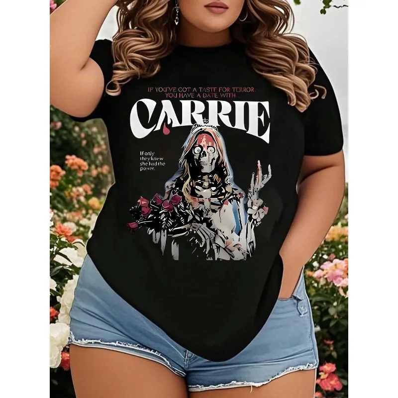 Carrie Horror Movie T-shirt - If You Love Horror, Retro Hoween Pattern Women's T-shirt, Plus Size, 80s Classic Movie Fan Gift
Carrie Horror Movie T-shirt - If You Love Horror, Retro Hoween Pattern Women's T-shirt, Plus Size, 80s Classic Movie Fan Gift