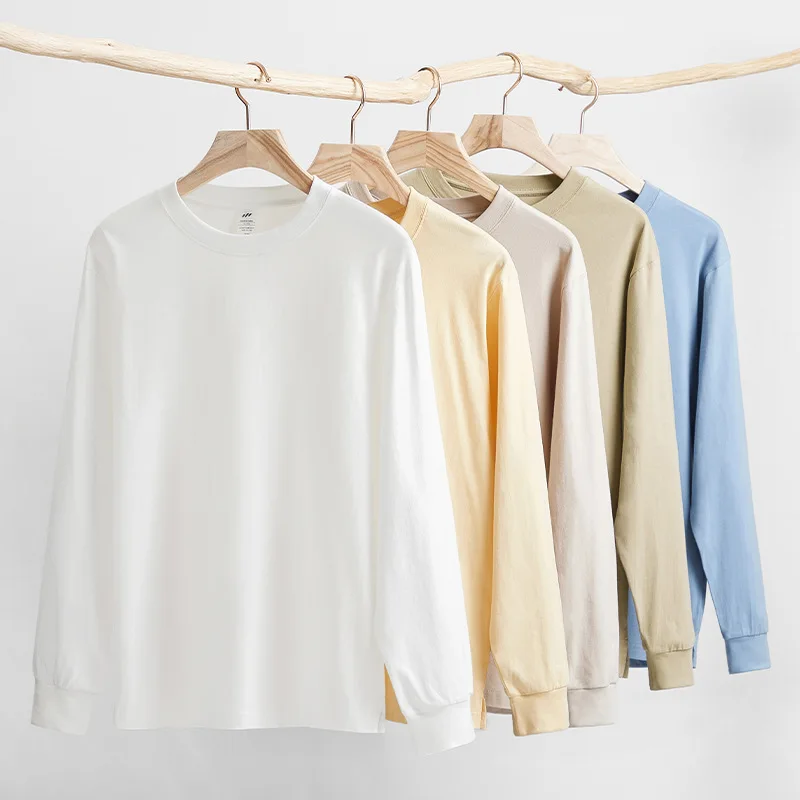 Cotton T-shirt Men's Casual Shirt Long Sleeve Pullover Round Neck Base T-shirt Men's Solid Color Top Loose Large Size T-shirt
Cotton T-shirt Men's Casual Shirt Long Sleeve Pullover Round Neck Base T-shirt Men's Solid Color Top Loose Large Size T-shirt