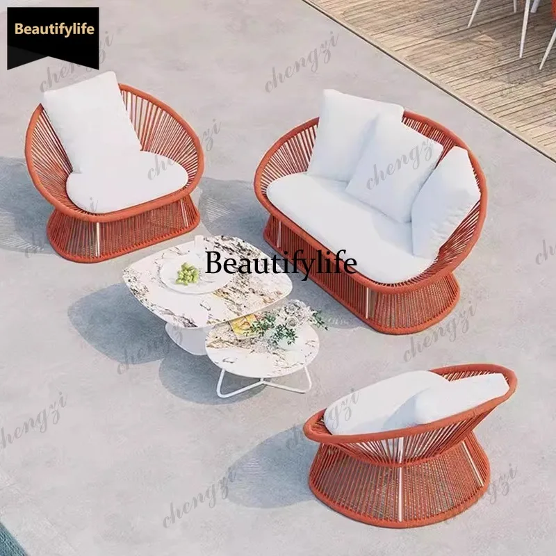 Q181 Outdoor rattan woven combination sofa, courtyard leisure, aluminum alloy waterproof sun-drying balcony, outdoor rattan chai
Q181 Outdoor rattan woven combination sofa, courtyard leisure, aluminum alloy waterproof sun-drying balcony, outdoor rattan chai