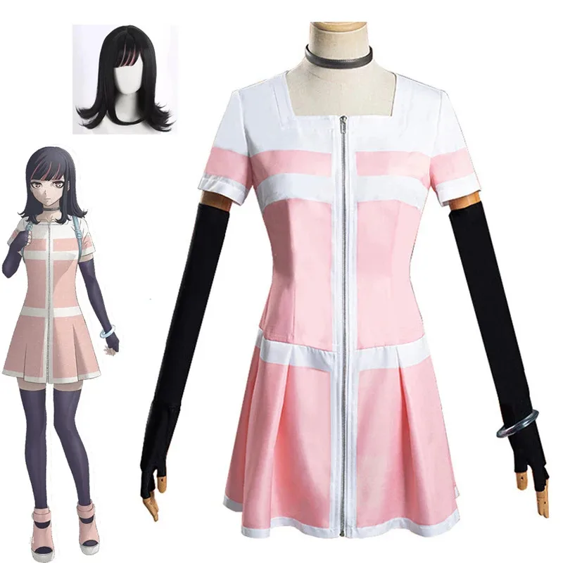 Akudama Drive Heroine Cosplay Costume Wig Dress Gloves Bracelet Anime Leading Lady Uniform Halloween Christmas Carnival Full Set
Akudama Drive Heroine Cosplay Costume Wig Dress Gloves Bracelet Anime Leading Lady Uniform Halloween Christmas Carnival Full Set
