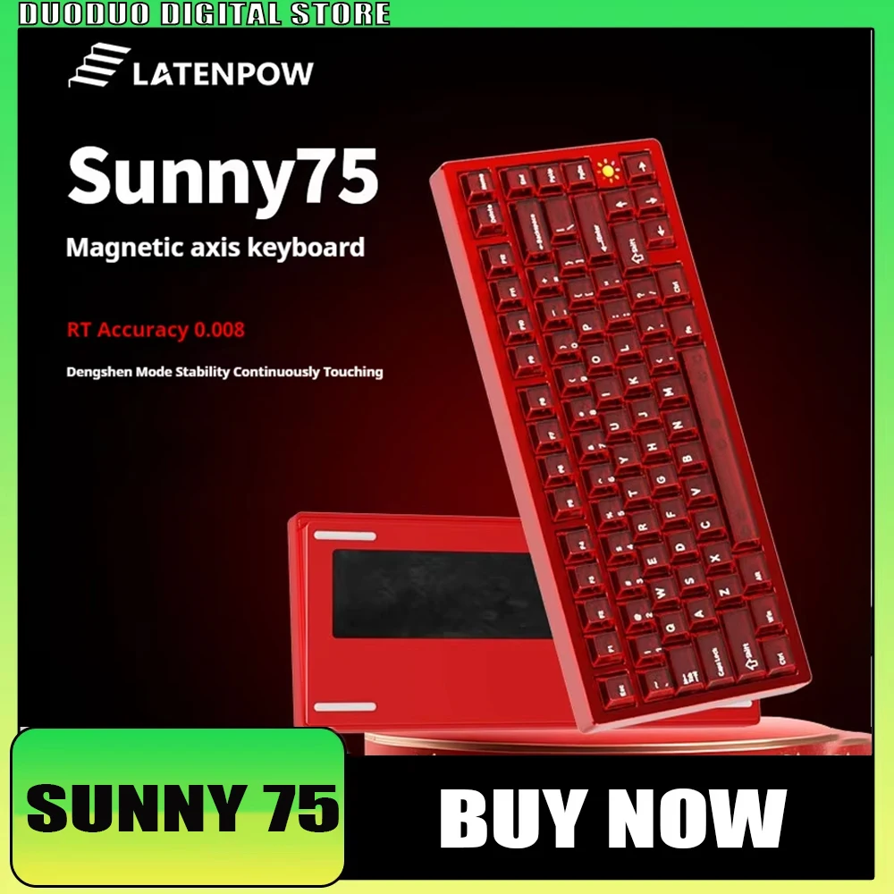 Latenpow Sunny75 Sunny80HE Механическая клавиатура с магнитным переключателем Проводная клавиатура Игровая клавиатура на заказ 8K 0,008RT Аксессуары для ПК
Latenpow Sunny75 Sunny80HE Механическая клавиатура с магнитным переключателем Проводная клавиатура Игровая клавиатура на заказ 8K 0,008RT Аксессуары для ПК
