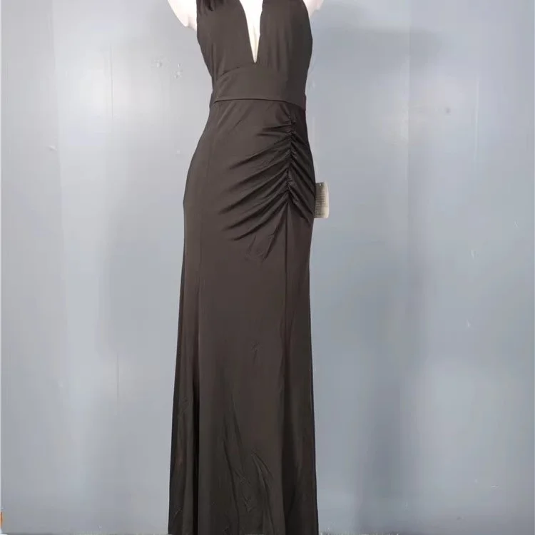 Ele Bla Hepburn Длинное вечернее платье Сексуальное бальное платье с v-образным вырезом в сложенном виде Высокая мода для похудения Трансграничный Sle для женщин
Ele Bla Hepburn Длинное вечернее платье Сексуальное бальное платье с v-образным вырезом в сложенном виде Высокая мода для похудения Трансграничный Sle для женщин