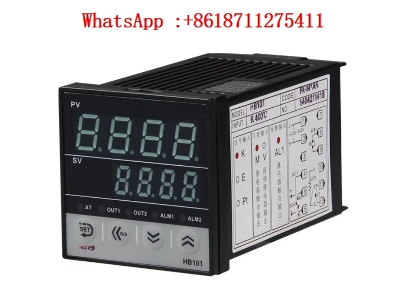 Temperature Control Instrument HB101-FK-M * AN/HB101-FK-V * AN Intelligent Digital Display PID Control
Temperature Control Instrument HB101-FK-M * AN/HB101-FK-V * AN Intelligent Digital Display PID Control