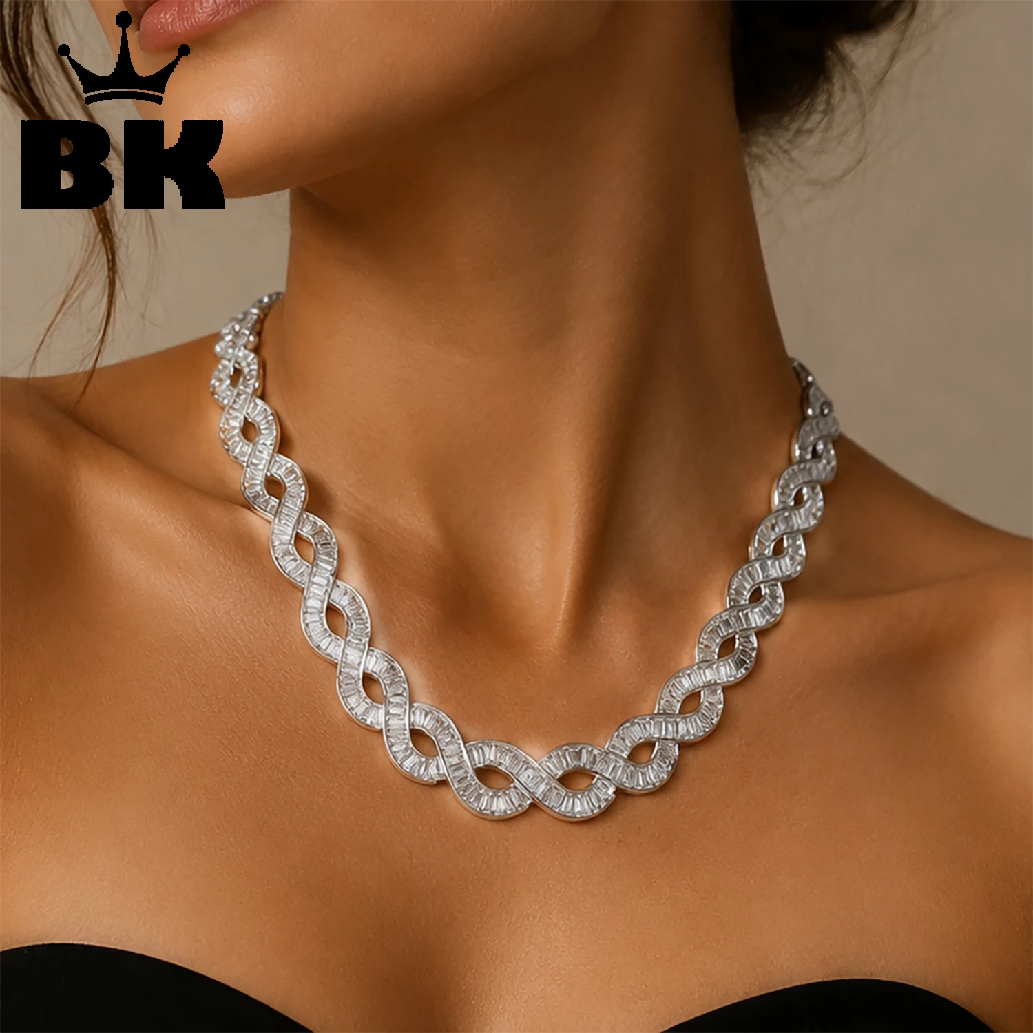THE BLING KING 10mm Iced Out Cuban Link Chain DNA Necklace Full Zircon Hip Hop Jewelry Unique Birthday Gift for Women Men
THE BLING KING 10mm Iced Out Cuban Link Chain DNA Necklace Full Zircon Hip Hop Jewelry Unique Birthday Gift for Women Men